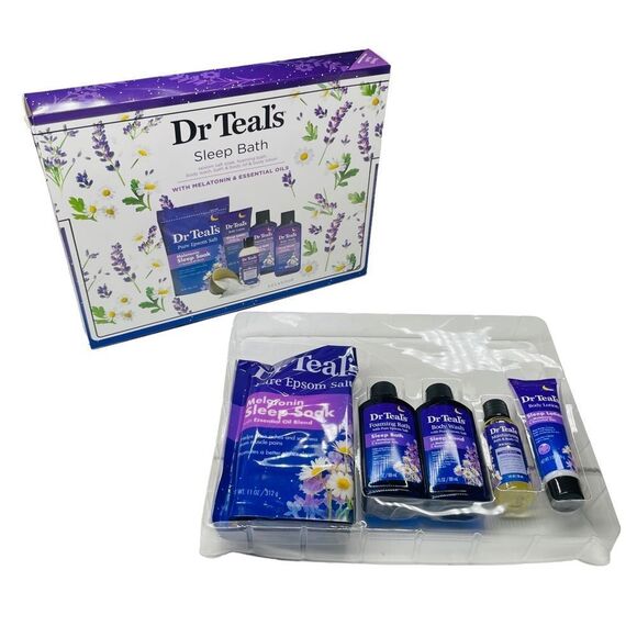 Dr Teal's Bath and Body Regimen Relax & Relief Gift Set: Melatonin - Picture 9 of 14